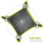 Collapsible Canvas Dog Bowl, Portable for Easy Travel, Foldable and Pocket Size for Running, Walking, Hiking, and Camping, Waterproof Lining Holds Food and Water and Includes Reflective Trim
