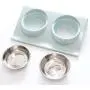 Wyxy Pet Feeder Double Stainless Steel Bowl for Dog Bowl and cat Bowl for Food and Water, Suitable for Small/Medium/Large Dog and cat Wyxy Pet Feeder Double Stainless Steel Bowl for Dog Bowl and cat Bowl for Food and Water, Suitable for Small/Medium/Large Dog and cat
