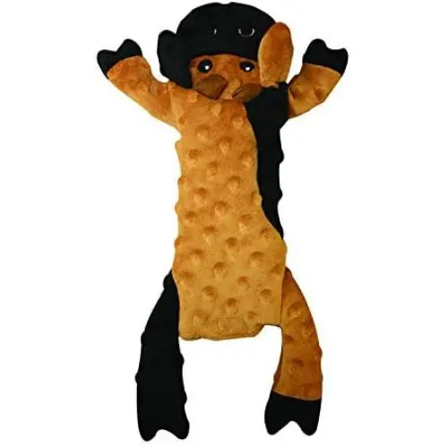 Ethical Pets 54094 Skinneeez Extreme Stuffing Free Dog Toy, 14'', Cow, Brown