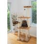 Armarkat A6403 Classic Cat Tree with Basket, 64'', Chocolate
