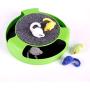 homewinner Interactive Cat Toys, Kitten Toy with 4 Running Mice and Scratching Pad, Catch The Mouse, Anti-Slip Mice Scratcher Disc Gift for Indoor Cats