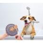 Comtim Lick Mat for Dogs, Slow Treater Dog Lick Mat Peanut Butter Lick Pad for Bathing Grooming and Training