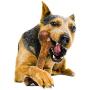 Pet Qwerks Extreme Dinosaur BarkBone Dog Chew Toy, Steak Flavor, XXXLarge