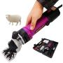 FWQFEW Sheep Shears 690W Electric Shearing Clippers with 6 Speed Professional Clipper Goats Pet Farm Supplies with Grooming Carrying Case