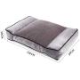 Pecute Large Dog Bed, Warm Plush & Cool Silk Double-Sided Pet Bed Four Seasons Available, Orthopedic Shredded Memory Foam Dog Beds, Washable Dog Lounge with Removable Cover