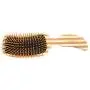 Bass Brushes | The Green Brush | Style & Detangle Pet Brush | 100% Bamboo Pin | Pure Bamboo Handle | Semi S'' Style | Striped Finish | Model 19P Bass Brushes | The Green Brush | Style & Detangle Pet Brush | 100% Bamboo Pin | Pure Bamboo Handle | Semi S'' Style | Striped Finish | Model 19P