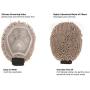 The Original Dirty Dog Grooming Mitt is Two Tools in One with Ultra Absorbent Microfiber to Quick Dry Wetness or Slobber and Flexible Silicone Brush to Massage and Detangle Fur