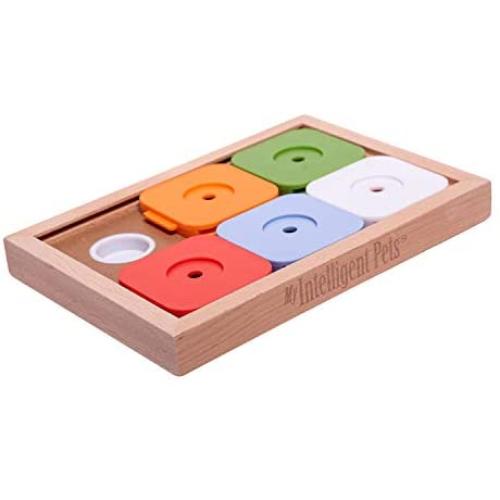 My Intelligent Pets Interactive Dog Toy Made of Wood Dog Sudoku 6 Fields