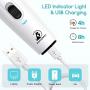 Bonve Pet Dog Nail Grinder Professional 2-Speed Dog Nail Clippers Electric Rechargeable Pet Nail Trimmer Super Quiet Painless Paw Grooming Tool Safe Nail Grinder for Large Medium Small Dogs and Cats