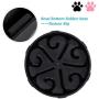 LEACOOLKEY Plastic Dog Bowl,Slow Eating Dog Feeder,No Chocking/Anti-Gulp Slower Bowl,Stop Bloat for Dogs/Reduce Slip Puzzle Bowl for Small Puppy Medium Dogs, Slow Bowl for Fast Eater
