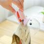 BOZHONG Pet Food Spoon Food Cup Food Shovel Plastic Scoop Clip Food Measuring Scoop Duck Shape Cute Cup Clip for Dog Cat(Blue)