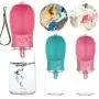PETnSport Dog Water Bottle - Leak Proof Portable Puppy Water Dispenser with Drinking Feeder for Pets Outdoor Walking, Hiking, Travel - Light Weight Food Grade Plastic PETnSport Dog Water Bottle - Leak Proof Portable Puppy Water Dispenser with Drinking Feeder for Pets Outdoor Walking, Hiking, Travel - Light Weight Food Grade Plastic