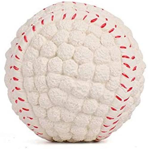 XIHONGSHIR Dog Toys Balls Large Tennis Balls, Dog Toys Squeaky Balls, Nontoxic Bite Resistant, Pet Puppy Training Tooth Cleaning Toy (White),White,small6.5cm