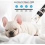 HFAN Dog Clippers, Professional Cordless Low Noise Rechargeable Grooming Trimmer Hair Electric Shaver Kit Pet Clippers with 4 Comb Guides Scissors for Dogs, Cats and Other Animals