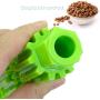 Gbziyjk Dog Toys Chew Pet Tooth Biting Molar Interact Feeder Anti-Bite Puppy Playing Iq Training Toothbrush Stick Treat Dispensing,Durable Teeth Cleaning (Green)