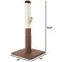 PETMAKER Cat Scratching Post - Tall Scratcher for Cats and Kittens with Sisal Rope and Carpet, Hanging Mouse Toy for Interactive Play (24.5 Inch) PETMAKER Cat Scratching Post - Tall Scratcher for Cats and Kittens with Sisal Rope and Carpet, Hanging Mouse Toy for Interactive Play (24.5 Inch)