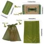 Freefly Biodegradable Dog waste bags,Dog poop bags,Dog bags,8 Rolls120 Counts,Plastic Free, Unscented, Vegetable-Based & Eco-Friendly, Thick & Leak Proof, Easy Detach & Open | Sizes 9 x 13 Inches
