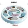 Mogoko Plastic Interactive Puupy Dog Cat Feeder, Seek-a-Treat Pet Mental Stimulation Shuffle Puzzle Toys, Animal Food Treat Dispenser Mogoko Plastic Interactive Puupy Dog Cat Feeder, Seek-a-Treat Pet Mental Stimulation Shuffle Puzzle Toys, Animal Food Treat Dispenser