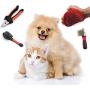 LUVpet CPC 4 Pcs. Impressive Pet Grooming & Deshedding Tool Kit, Dog Deshedding Brushes, Safe Nail Clippers for Dogs, Cats, Effective Pet Nail Clippers and Trimmer for Dog & Cat with Long & Short Fur