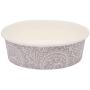 Glad for Pets Disposable Feeding Bowls | Small Dog Bowls in Gray Pattern | 1.75 Cup Feeding Size, 25 Count - Dog Bowls are Great for Dry and Wet Dog Food or Water
