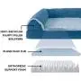 Furhaven Pet Dog Bed - Cooling Gel Memory Foam Faux Fleece and Chenille Soft Woven Traditional Sofa-Style Living Room Couch Pet Bed with Removable Cover for Dogs and Cats Furhaven Pet Dog Bed - Cooling Gel Memory Foam Faux Fleece and Chenille Soft Woven Traditional Sofa-Style Living Room Couch Pet Bed with Removable Cover for Dogs and Cats