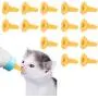 Yolispa Pet Feeding Bottle Nipple Silicone Soft Durable for Cat Dog Kitten Puppy 15Pcs Yolispa Pet Feeding Bottle Nipple Silicone Soft Durable for Cat Dog Kitten Puppy 15Pcs