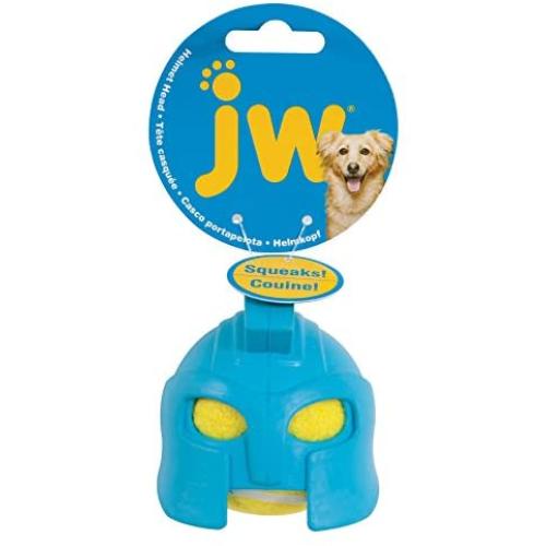 JW Pet Company Gladiator Helmet Head Pet Chew Toys