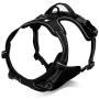 LOUXWOL Front Dog Harness No Pull Soft Padded Harness Vest with Handle and Two Leash Attachements for Large Medium Small Pet Dogs Adjustable Outdoor 3M Reflective Oxford Material