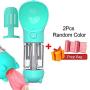 JUILE YUAN Dog Water Bottle for Walking, Portable 3 in 1 Pet Travel Water Drinking Cup with Poop Bags Dispenser and Poop Scoop, Outdoor Hiking, Travel for Puppy, Cats, and Other Small Animals