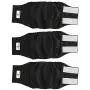 Pet Parents Premium Washable Dog Belly Bands (3pack) of Male Dog Diapers, Dog Marking Male Dog Wraps, High Absorbing Belly Band for Male Dogs Color: Black, Size: Extra Large Dog Belly Band
