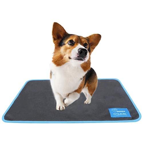 Vannon 2 Pack Washable Reusable Pee Pads for Small Dogs Innovative Technology Magic Layer Super Absorbent Lightweight Waterproof Dog Training Pads Dog Whelping Pads