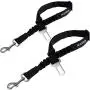 Vastar Dog Seat Belt Harness, 2 Packs Pet Dog Seat Belt Leash Adjustable Dog Cat Safety Leads Harness, Vehicle Car Seatbelt Harness for Pets with Elastic Nylon Bungee Buffer for Shock Attenuation Vastar Dog Seat Belt Harness, 2 Packs Pet Dog Seat Belt Leash Adjustable Dog Cat Safety Leads Harness, Vehicle Car Seatbelt Harness for Pets with Elastic Nylon Bungee Buffer for Shock Attenuation