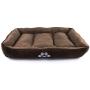 Petper Pet Self-Warming Bed, Dog Sofa Bed Paw Print