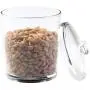 mDesign Tall Plastic Pet Storage Canister Jar with Lid - Holds Cat/Kitten Food, Treats, Toys, Medical, Dental and Grooming Supplies - Medium - 3 Pack - Clear mDesign Tall Plastic Pet Storage Canister Jar with Lid - Holds Cat/Kitten Food, Treats, Toys, Medical, Dental and Grooming Supplies - Medium - 3 Pack - Clear