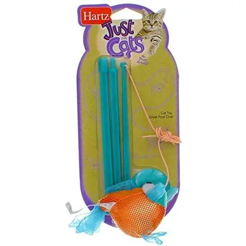 Hartz At Play Cat Toy, Gone Fishin,1 toy, Color May Vary (Set of 3) Hartz At Play Cat Toy, Gone Fishin,1 toy, Color May Vary (Set of 3)