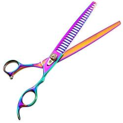 Professional Pet Grooming Scissor Dog Chunker Shears, Dog Thinning/Blending Shear Puppy Grooming Tools for Pet Groomer