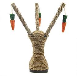 Alfie Pet - Wilder Smart Interactive Scratching Poles with Dangling Carrots for Cat