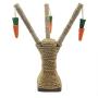 Alfie Pet - Wilder Smart Interactive Scratching Poles with Dangling Carrots for Cat