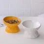 LIONWEI LIONWELI Ceramic Raised Cat Bowls, Tilted Elevated Food or Water Bowls, Stress Free, Backflow Prevention, Dishwasher and Microwave Safe, Lead & Cadmium Free LIONWEI LIONWELI Ceramic Raised Cat Bowls, Tilted Elevated Food or Water Bowls, Stress Free, Backflow Prevention, Dishwasher and Microwave Safe, Lead & Cadmium Free
