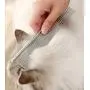 Dog Grooming Scissors with Safety Round Tips, Heavy Duty Titanium Pet Grooming Trimmer Kit, Professional Thinning Shears, Straight Scissors with Comb for Dogs and Cats (Set of 3)