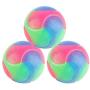 DishyKooker Home Pet Dog Rubber Ball Colorful Flashing Bite Resistance Chew Puzzle Toys for Pet Training Convenient Items