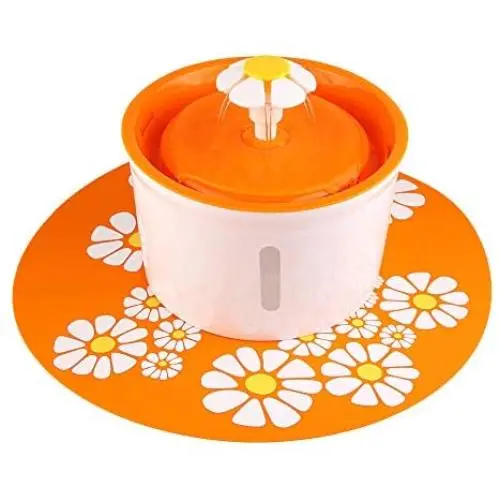 Cat Water Fountain 1.6 L Pet Water Fountain Automatic Electric Water Bowl with Filter and Silicone Pad for Cat Dog Birds and Parrots Cat Water Fountain 1.6 L Pet Water Fountain Automatic Electric Water Bowl with Filter and Silicone Pad for Cat Dog Birds and Parrots