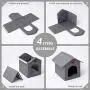 Loves cabin Outdoor Cat House Weatherproof for Winter, Collapsible Warm Cat Houses for Outdoor/Indoor Cats, Feral Cat Shelter with Removable Soft Mat, Easy to Assemble Igloo Dog House for Small Dogs Loves cabin Outdoor Cat House Weatherproof for Winter, Collapsible Warm Cat Houses for Outdoor/Indoor Cats, Feral Cat Shelter with Removable Soft Mat, Easy to Assemble Igloo Dog House for Small Dogs