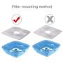 avbxcuecc 12Pcs Fountain Filter Pad Carbon Replacement Filter for Pet Water Dispenser Supplies