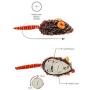 Gigwi Interactive Mouse Cat Toy, Squeaky Cat Toy with Real Mouse Electronic Sound, Automatic Moving Mouse Toy for Indoor/Outdoor Cats