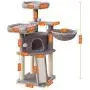 IBUYKE Cat Tree Tower Condo Cat Play Furniture with Sisal Scratching Posts Perches Houses Kitten Play House, Light Gray, UCT012021W IBUYKE Cat Tree Tower Condo Cat Play Furniture with Sisal Scratching Posts Perches Houses Kitten Play House, Light Gray, UCT012021W
