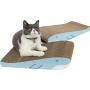 MSBC Cat Scratcher Cardboard, Kitty Cat Scratching Pad Recycle Corrugate Scratcher Cat Scratch Bed Long Lasting Reversable