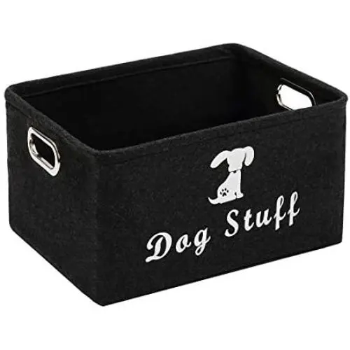 Geyecete Dog Apparel & Accessories/Dog Toys/Pet Supplies Storage Basket/Bin with Handles, Collapsible & Convenient Storage Solution for Office, Bedroom, Closet, Toys, Laundry Geyecete Dog Apparel & Accessories/Dog Toys/Pet Supplies Storage Basket/Bin with Handles, Collapsible & Convenient Storage Solution for Office, Bedroom, Closet, Toys, Laundry