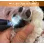 Joeoy Dog Clippers with LED Light, USB Rechargeable Cordless Low Noise Pet Grooming Clipper, Professional 2-Speed Pet Clippers for Trimming The Hair Around Face, Paws, Eyes, Ears, Rump Joeoy Dog Clippers with LED Light, USB Rechargeable Cordless Low Noise Pet Grooming Clipper, Professional 2-Speed Pet Clippers for Trimming The Hair Around Face, Paws, Eyes, Ears, Rump