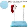 HEEPDD Cat Jumping Platform, Funny Cat Tree with Spring Mouse Ball Toy Kitty Scratching Chasing Spring Toys for Cats Puppy Kitty Kitten Pets Novelty Gift